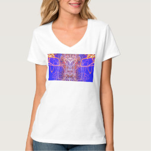 CAMISETA 2 CORAZONES EN UN UNIVERSO AZUL,