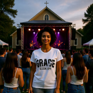 Camiseta 2 Corintios 12:9 La Gracia es Suficiente