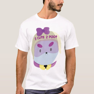 Camiseta 2 CUTE 2 Apuesta PUNTUAL y arte vectorial Puppycat