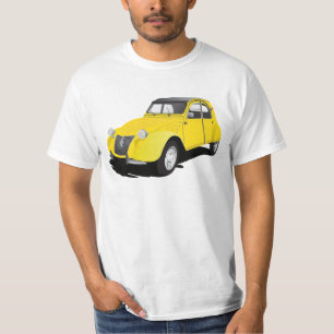 Camiseta 2 CV (deux chevaux) amarillo