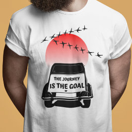 Camiseta 2 CV Oldtimer Sunset - El viaje es el objetivo