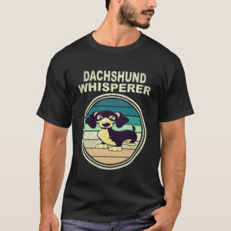 Camiseta 2 Dachshund Consejero Vintage