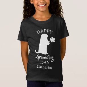 Camiseta 2 de febrero   Nombre personalizado del Feliz Día 