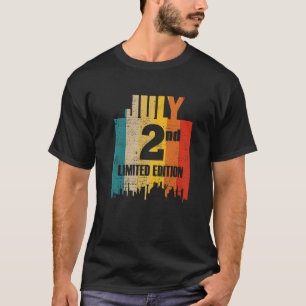Camiseta 2 De Julio Edición Limitada Julio 2 De Día 7 Ret