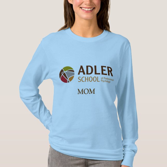 Camiseta 2 de la mamá de la escuela de Adler (Anverso)