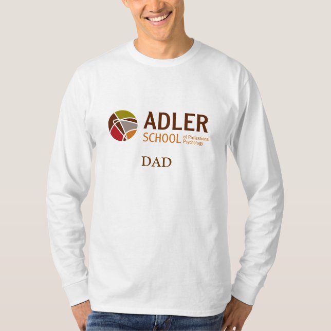 Camiseta 2 del papá de la escuela de Adler (Anverso)