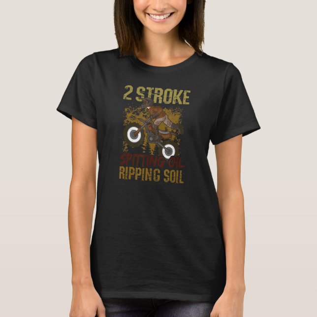 Camiseta 2 Derrame de aceite de rotura para arrancar el sue (Anverso)