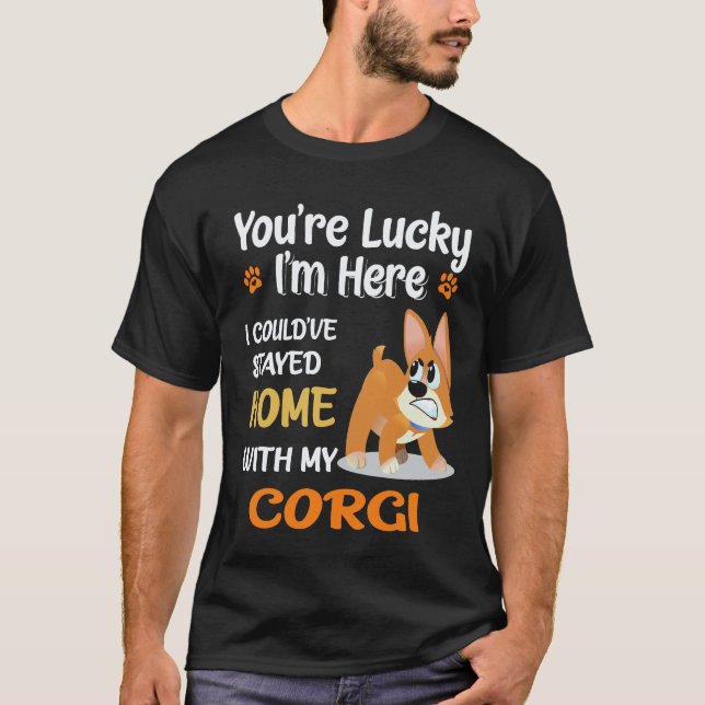 Camiseta 2 Eres Corgi Afortunado (Anverso)