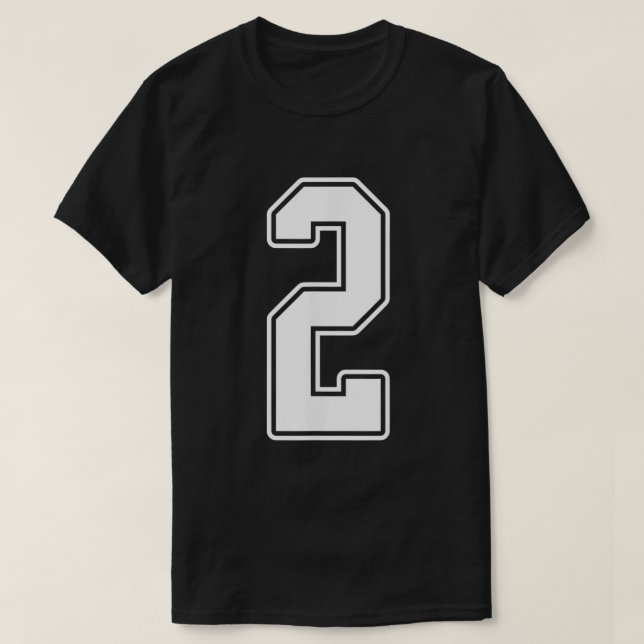 Camiseta 2 Esbozo blanco número 2 Ventilador Deportivo Esti (Diseño del anverso)