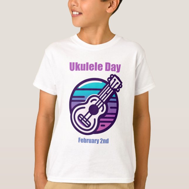 Camiseta 2 feb. - Día de Ukulele (Anverso)