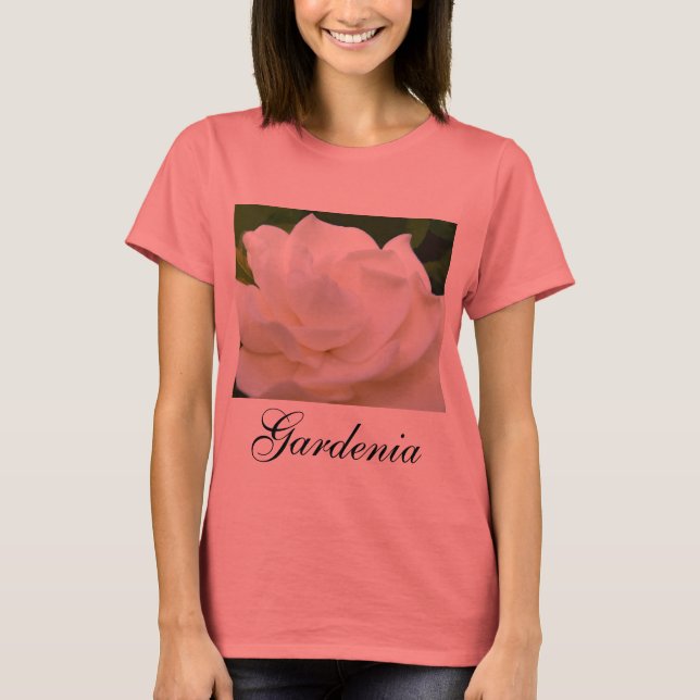 Camiseta 2 Gardenia blanca pura (Anverso)