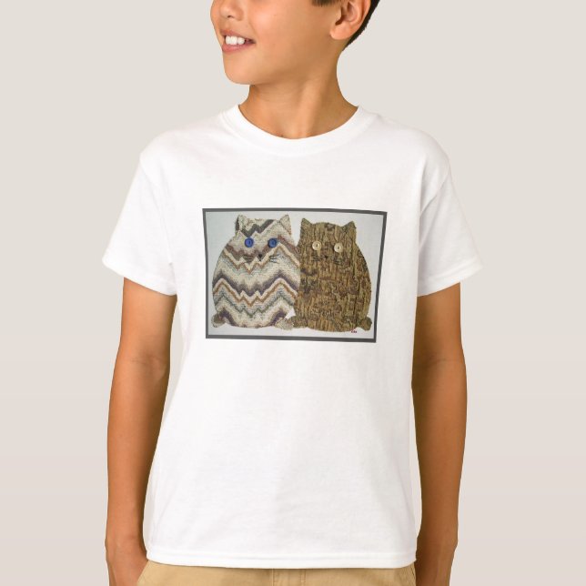 Camiseta 2 Gatos Grasos #1 (Anverso)
