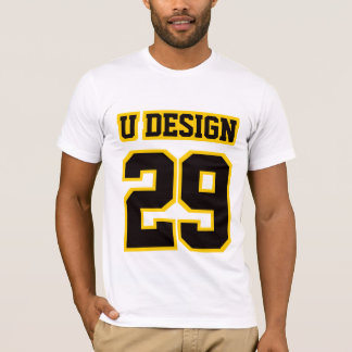 Camiseta 2 Lados BLANCO NEGRO ORO Bella Canvas Mens Tee