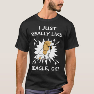 Camiseta 2 Me gusta mucho Beagle