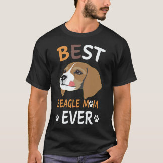 Camiseta 2 Mejor Mamá Beagle de Todos los Tiempos Beagle