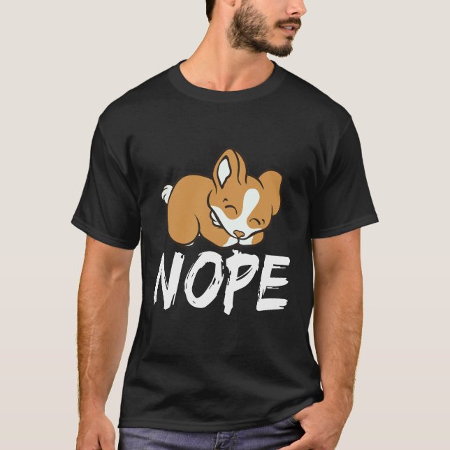 Camiseta 2 Nope - Corgi (Anverso)