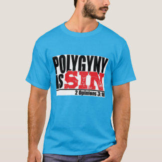 Camiseta 2 Opiniones 3:16 sobre la poliginia