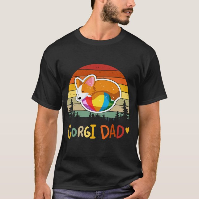 Camiseta 2 Papá Corgi (Anverso)