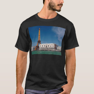 Camiseta 2 para 1 Venecia y París - Mundo mixto