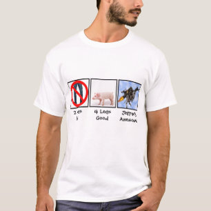 Camiseta 2 piernas malas