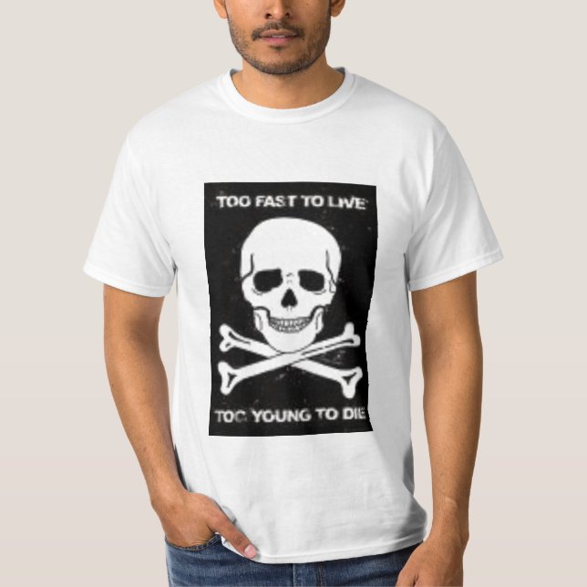 Camiseta 2 rápidamente 2 vivos (Anverso)
