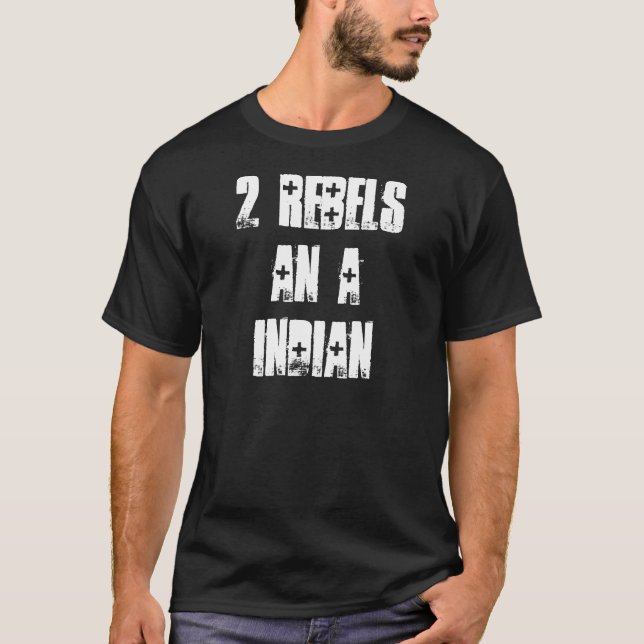 Camiseta 2 rebeldes un indio (Anverso)