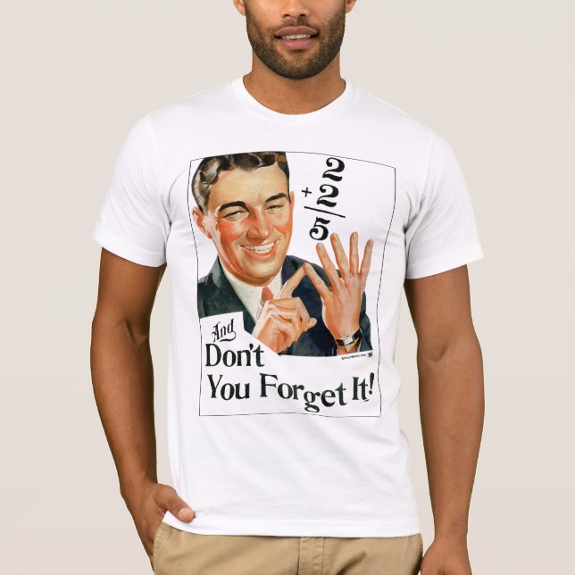 Camiseta 2 + ropa 2 = 5 (Anverso)