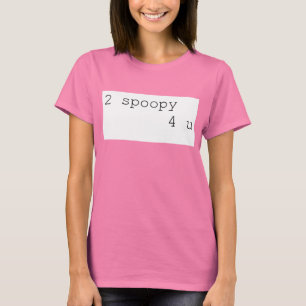 Camiseta 2 Spoopy 4 U