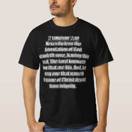 Camiseta 2 Timoteo 2 19 Fundación De Dios Está Firme