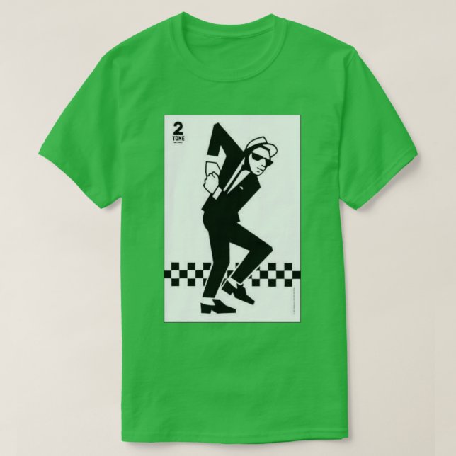 Camiseta 2 Tone Ska Music  (Diseño del anverso)