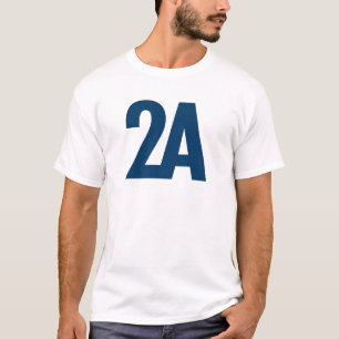 Camiseta 2A - 2da enmienda - azul