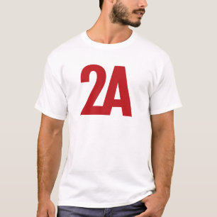 Camiseta 2A - 2da enmienda - rojo