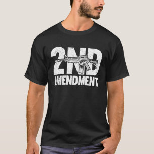 Camiseta 2A AR15 Rifle 2ª enmienda Patriotismo Propietario 