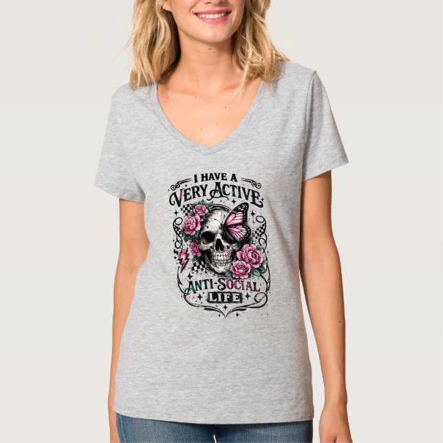 Camiseta #2Antisocial (Anverso)