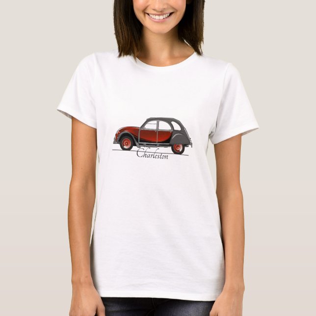 Camiseta 2CV Citroen Charleston (Anverso)