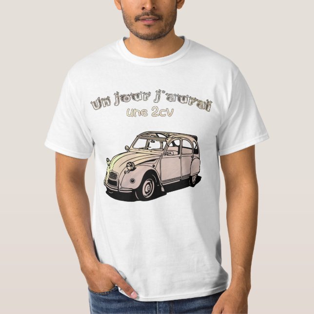 Camiseta 2cv plustard (Anverso)