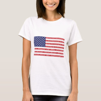 Camiseta 2do Bandera de la enmienda