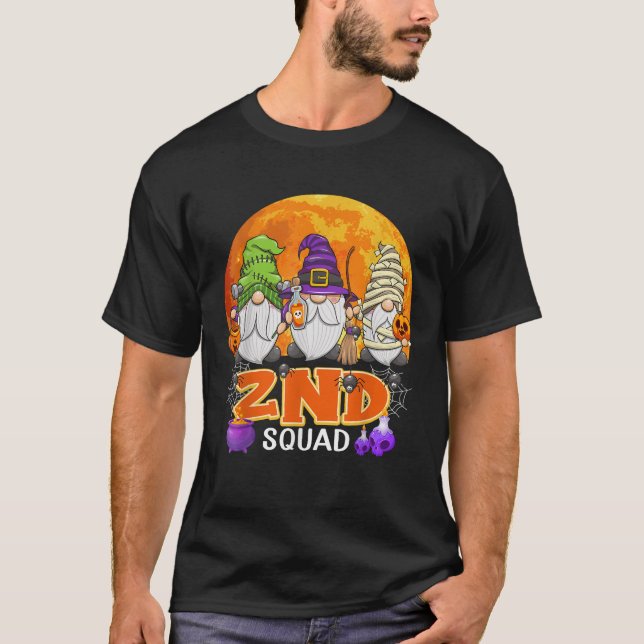 Camiseta 2do Escuadrón Halloween 2do Grado Profesor Gnomo M (Anverso)