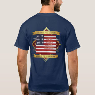 Camiseta 2do Infantería voluntaria de Ohio