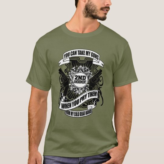 Camiseta 2do La enmienda toma mis armas unisex