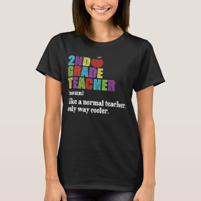 Camiseta 2do Regalo divertido de la escuela de la (Anverso)
