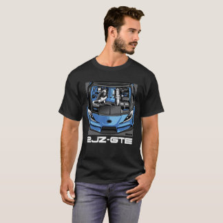 Camiseta  2JZ-GTE Ilustracion del motor del automóvil