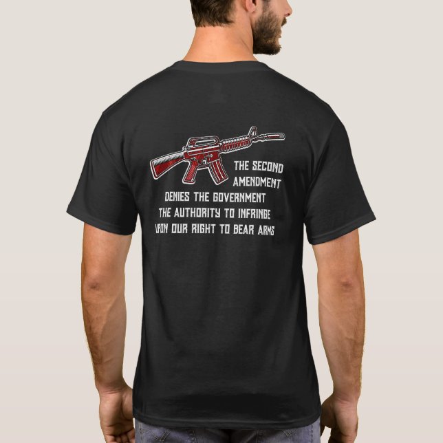 Camiseta 2nd Amendment Gun Rights (Reverso)