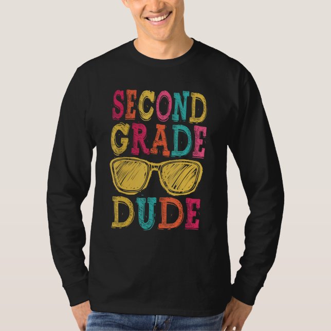 Camiseta 2nd Grade Dude Back to School  First Day of School (Anverso)