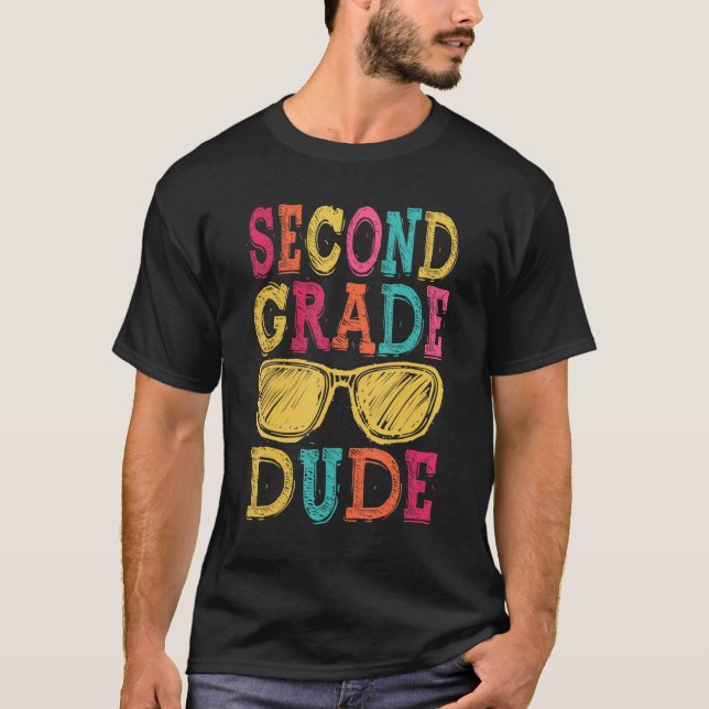 Camiseta 2nd Grade Dude Back to School  First Day of School (Anverso)