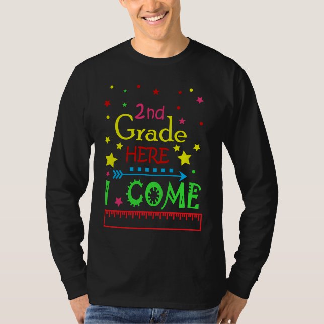 Camiseta 2nd grade here i come (Anverso)