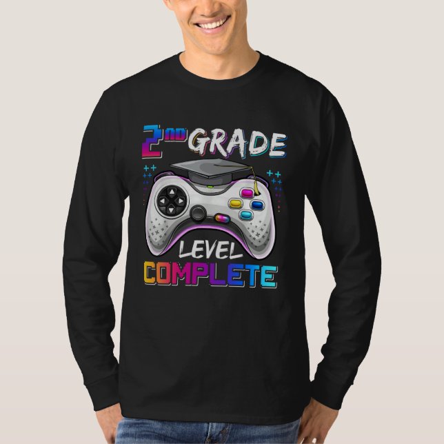 Camiseta 2nd Grade Level Complete Happy Last Day Of School  (Anverso)