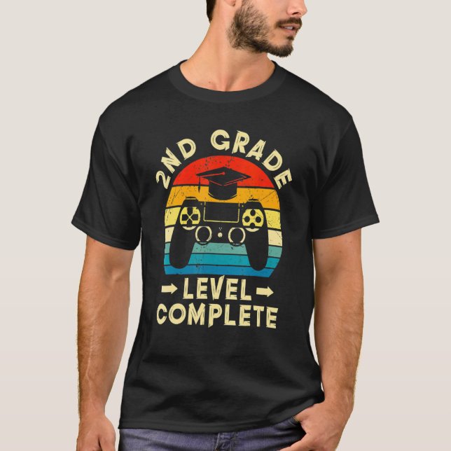 Camiseta 2nd Grade Level Complete Last Day Of School 2023 G (Anverso)