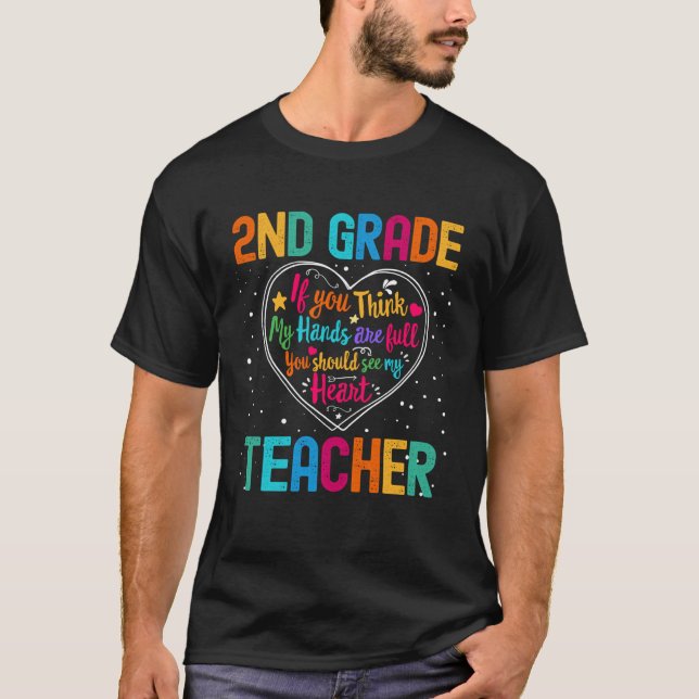 Camiseta 2nd Grade Teacher Appreciation Week Back to School (Anverso)