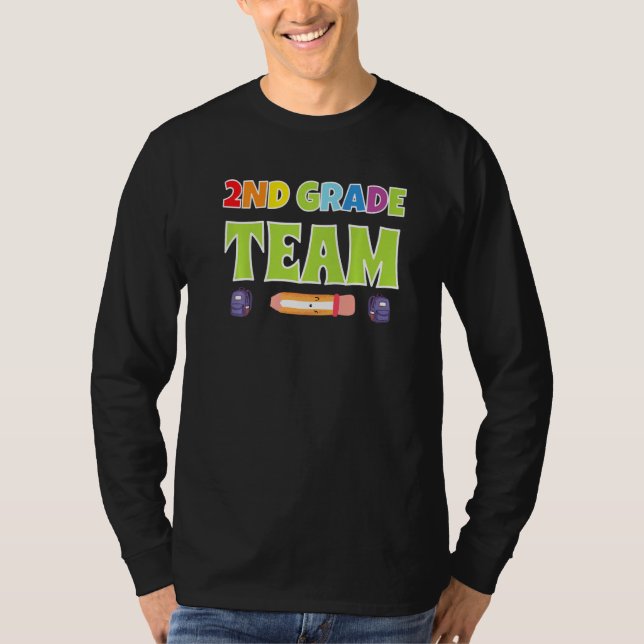 Camiseta 2nd Grade Team Second Grade 2nd Class Boys (Anverso)